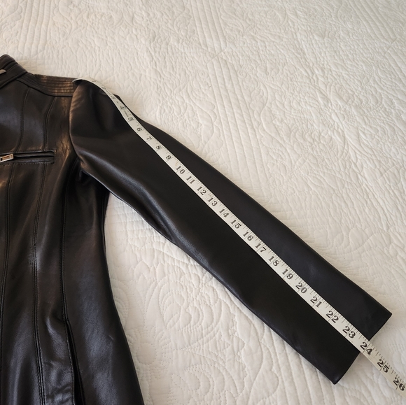 Jones New York Leather Jacket H - Picture 9 of 9